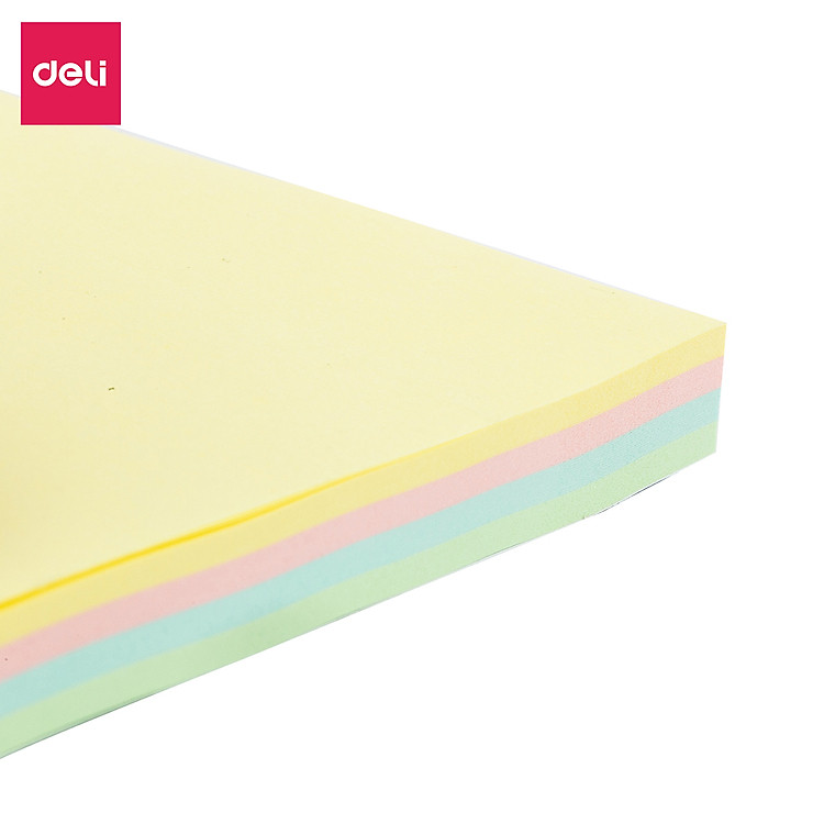 Giấy note Deli 100 tờ (76×76mm, 4 màu) - Ảnh 4