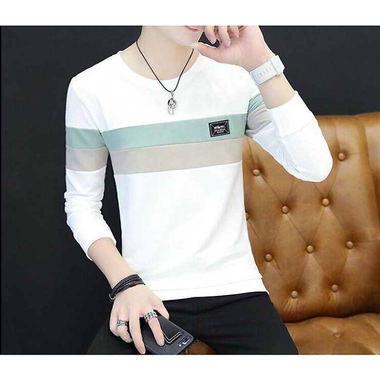 ÁO THUN NAM ĐẸP TAY DÀI VẢI COTTON