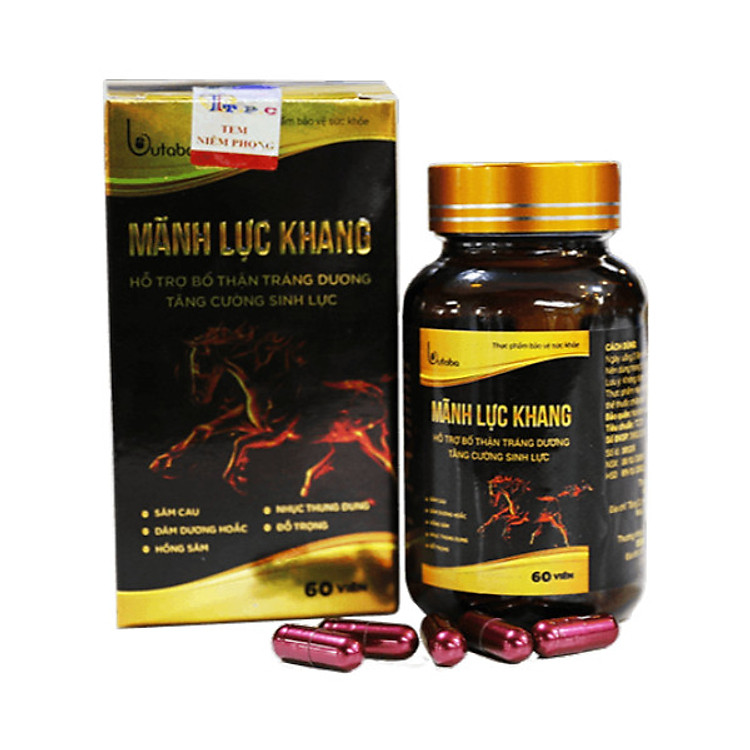 Mãnh Lực Khang - Viên Uống Tăng Cường Sinh Lý (Hộp 60 viên)