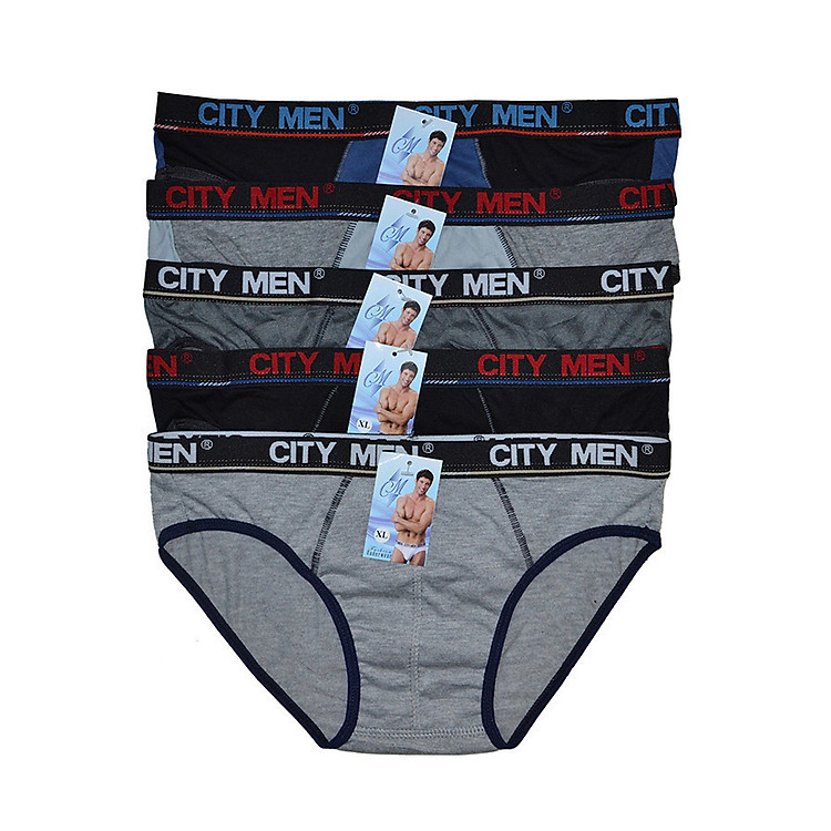 Combo 5 Quần lót nam CITYMEN lưng nhỏ - Giao màu ngẫu nhiên