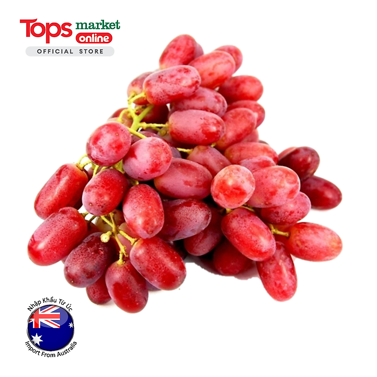 Nho Đỏ Không Hạt Úc 500G