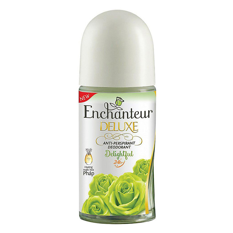 Lăn Khử Mùi Toàn Thân Hương Nước Hoa Enchanteur Delightful (50ml) - Tặng Nước Hoa Delightful (4.5ml)