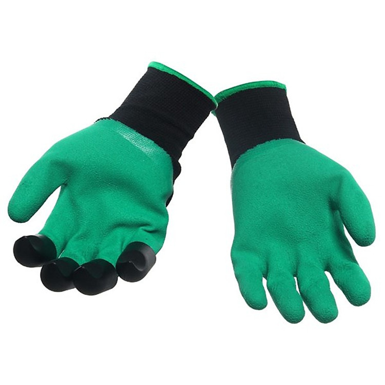 Bộ găng tay làm vườn tiện dụng (xanh)