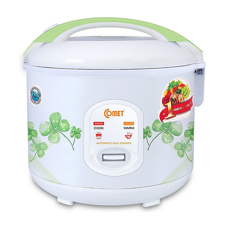 Nồi Cơm Điện Nắp Gài Comet CM8016 - 1.8L - Hàng Chính Hãng (Giao Màu Ngẫu Nhiên)