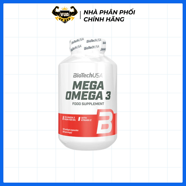 Viên Uống Bổ Sung Mega Omega 3 BioTechUSA
