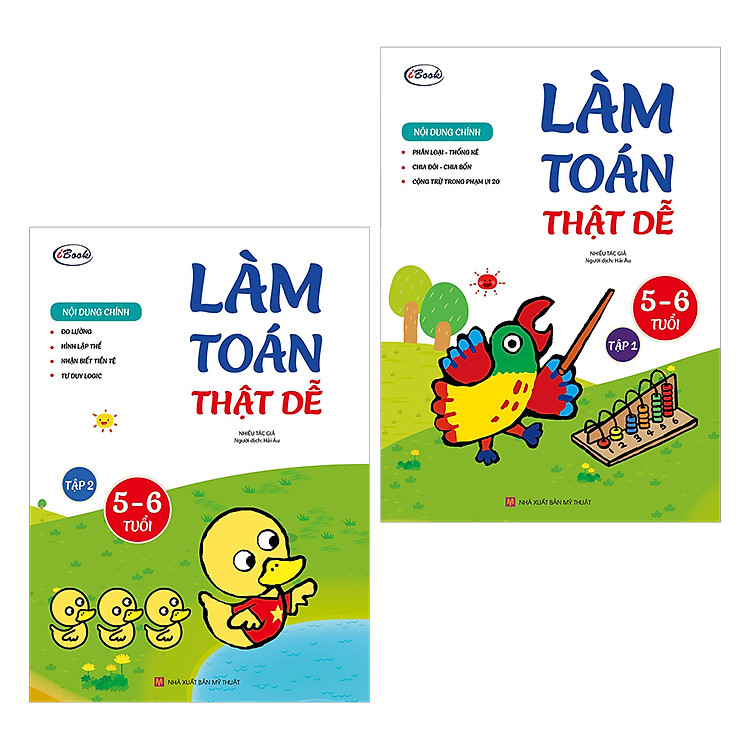 Combo Làm Toán Thật Dễ (5-6 Tuổi)