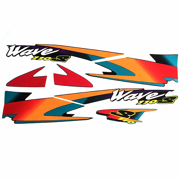 Bộ tem xe Wave Thái 110