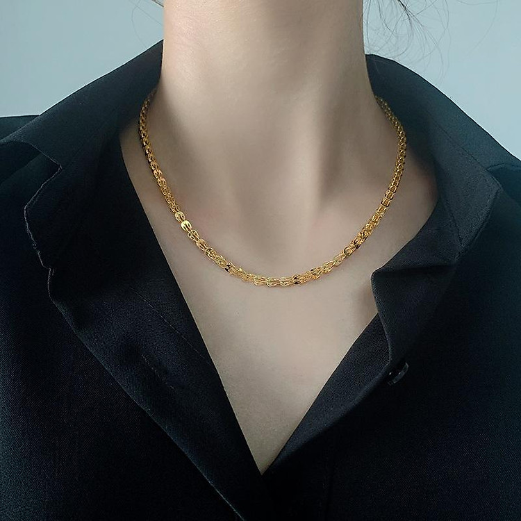 Dây chuyền titan không đen rỉ VC75 PT Jewelry & Accessories Chain Trang Sức Women Vòng Cổ Nữ