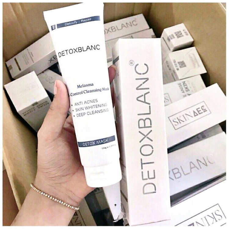 Mặt Nạ Than Hoạt Tính Thanh Tẩy Tế Bào Chết - Detox Mask 30ml DETOMA30BlanC Tác dụng Thải Độc Trắng Da