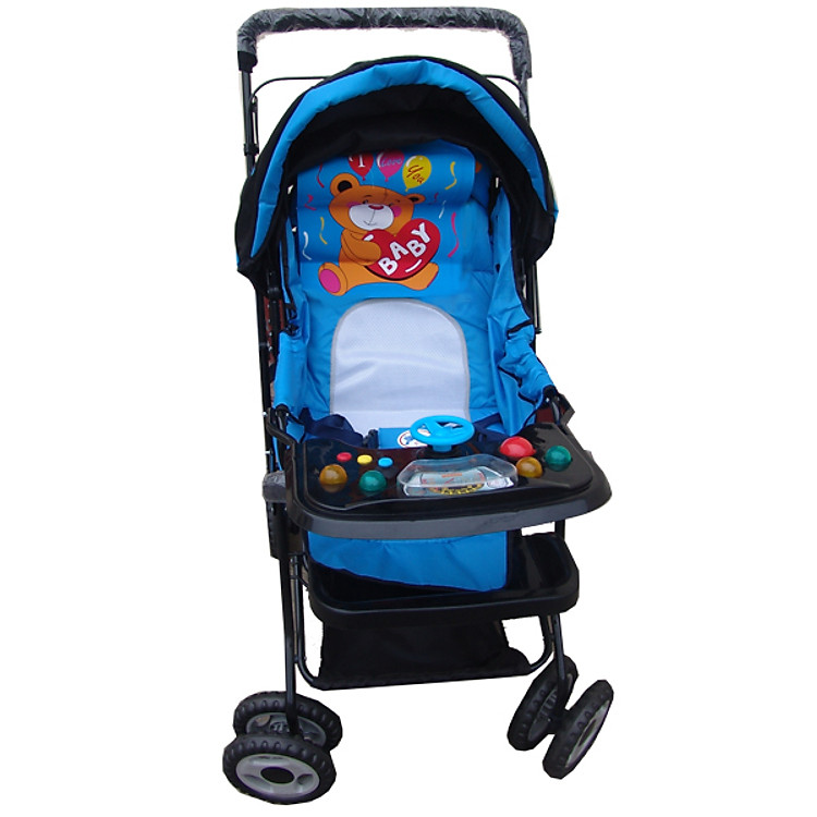 Xe đẩy bé Nhựa Chợ Lớn 4 Cải Tiến (Có Nhạc) - M1464B-XĐB4