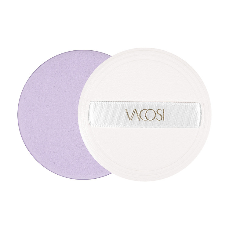 SET 2 BÔNG TRANG ĐIỂM NỀN VÀ PHỦ VACOSI - BP58 - DÁNG TRÒN - VACOSI TAP AND TOUCH MAKEUP SET - 2 PCS