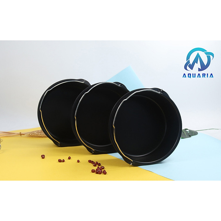 Khuôn Làm Bánh Khuôn Tròn Chống Dính Đế Liền Có Quai Xách Làm Bánh Bông Lan