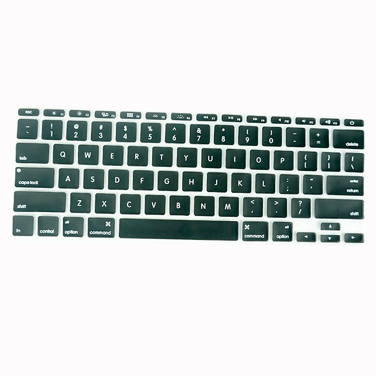 Lót bàn phím in chữ cho Macbook Alphabet Silicone Skin Keyboard - Hàng Chính Hãng