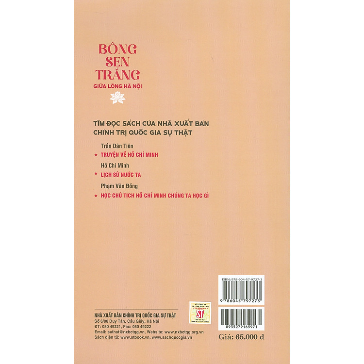 Bông Sen Trắng Giữa Lòng Hà Nội (Sách về Chủ tịch Hồ Chí Minh) - Ảnh 3