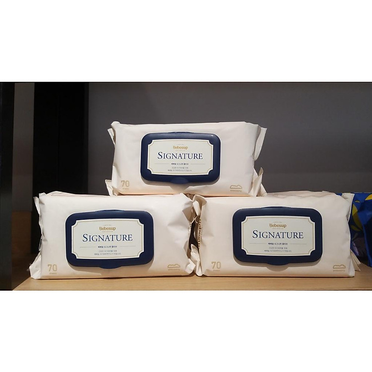 Khăn ướt Bebesup Signature 70 tờ Chính hãng Tiết kiệm - Hình ảnh 4