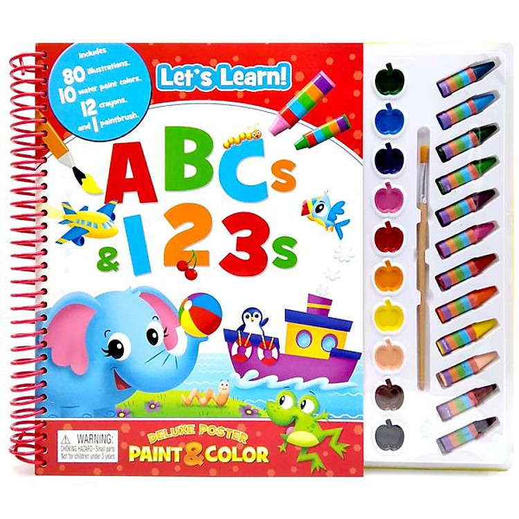 Preschool Abc/123 Deluxe Poster Paint & Color
