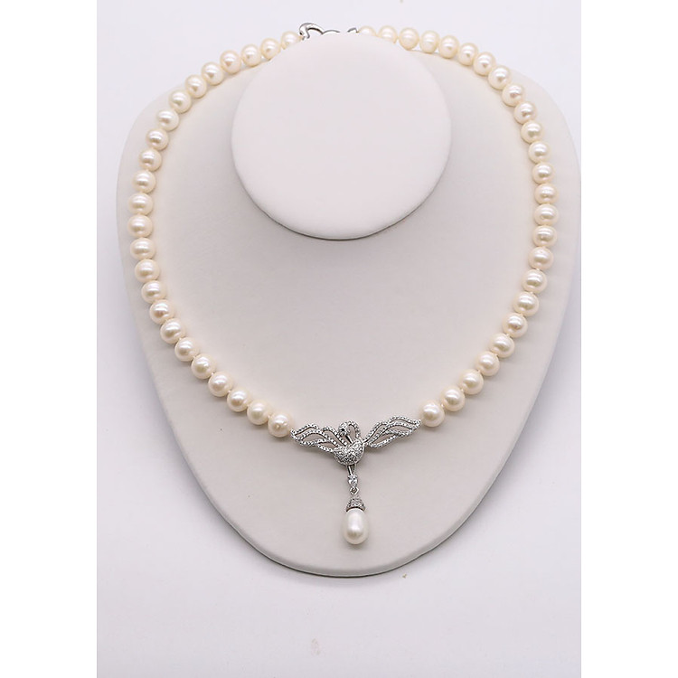 Vòng Cổ Ngọc Trai Tặng Mẹ - Chuỗi Ngọc Trai Quý Phái - DB0702 - Bảo Ngọc Jewelry