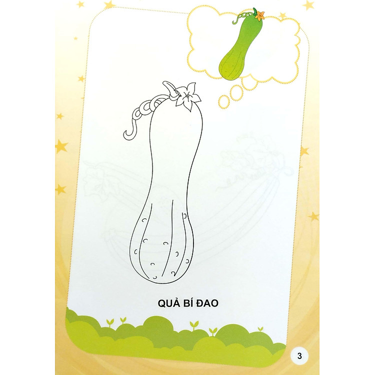 Bé Tập Tô Màu - Rau, Củ, Quả (Tái Bản 2023) - Ảnh 2