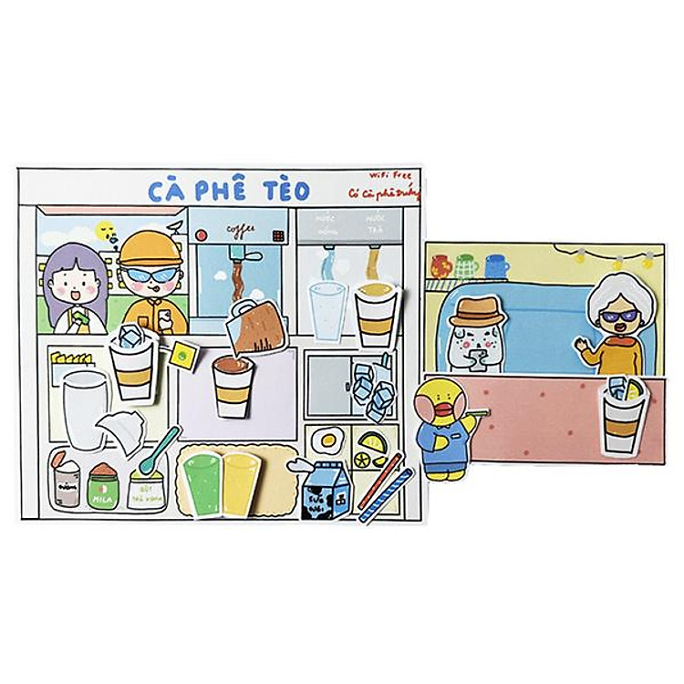 Mua Bộ Tranh Tương Tác Cô Tiên Xanh Chính hãng Giá rẻ