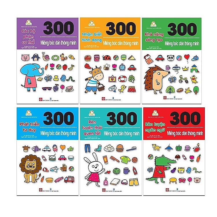 300 Miếng Bóc Dán Thông Minh