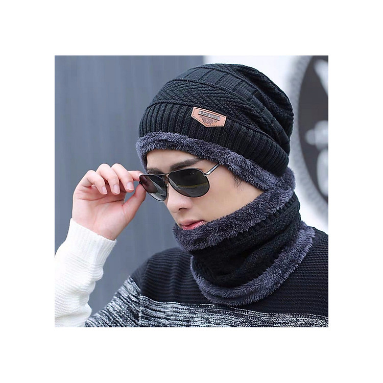 KHĂN CHOÀNG NAM KÈM NÓN LEN WORRY DN19112205