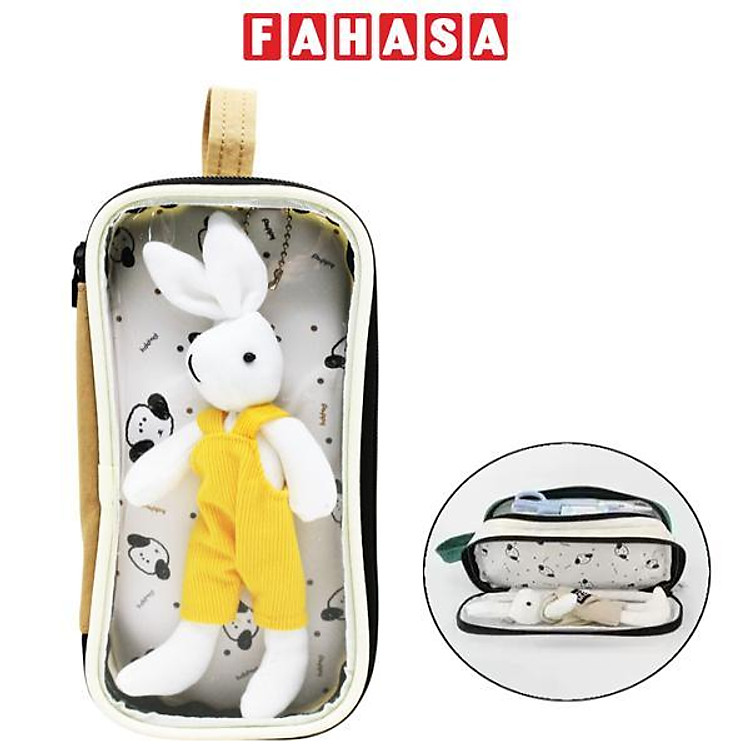 Bóp Viết Trong Suốt Shunde 9109 – Màu Vàng