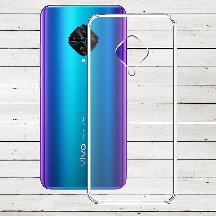 Ốp lưng cho Vivo S1 Pro - 01264 - Ốp dẻo trong - Hàng Chính Hãng