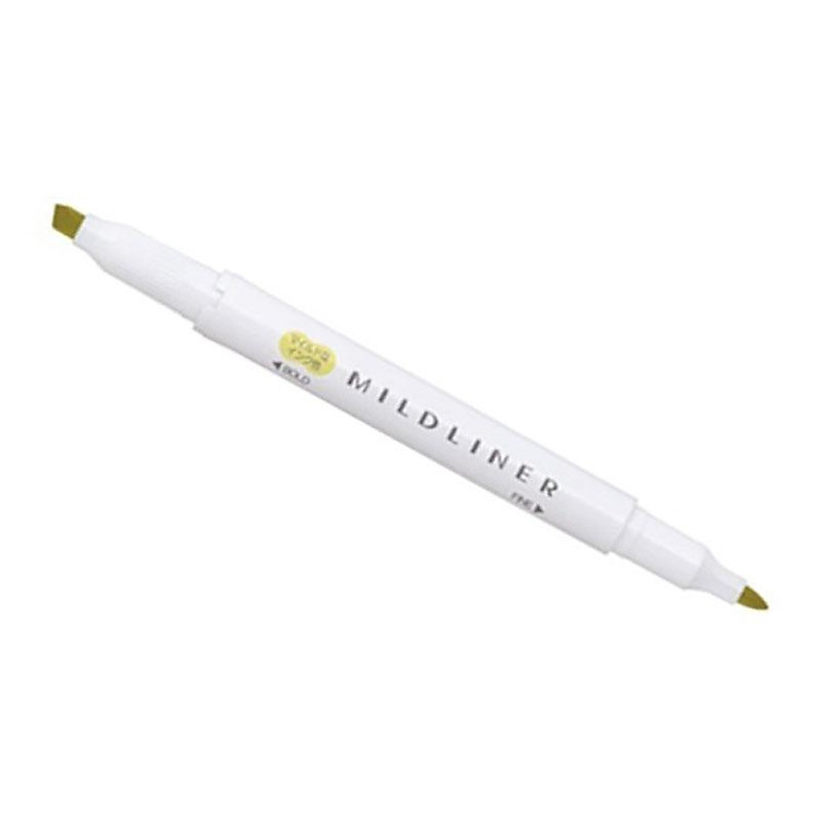 Viết Lông Dầu Dạ Quang Zebra Mildliner-MGO (Mild Gold) - Ảnh 4