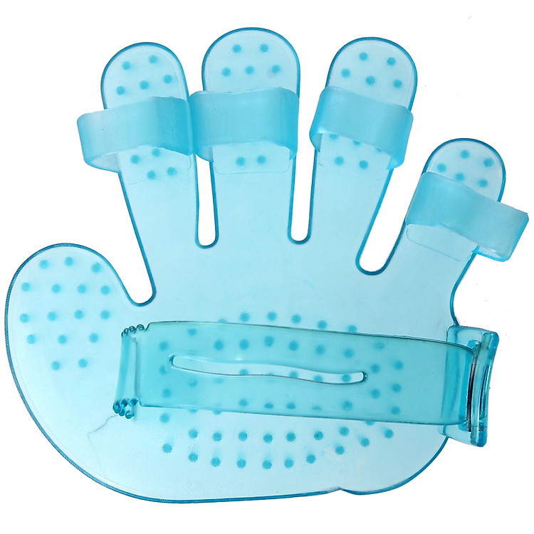 Găng tay tắm, massage cho chó mèo