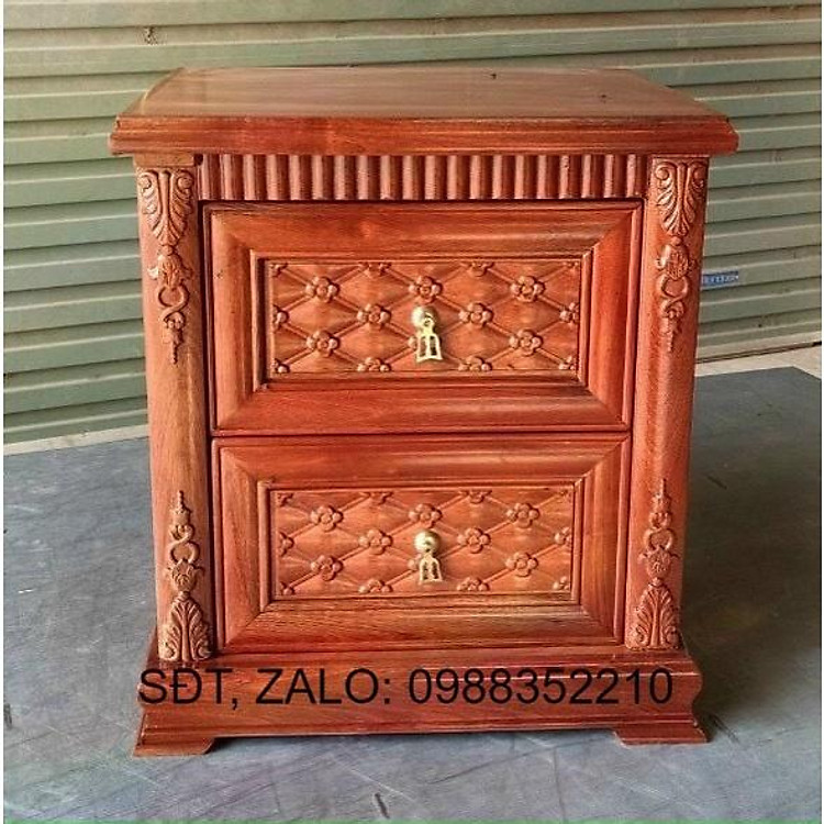 Tủ đầu giường gỗ hương đá