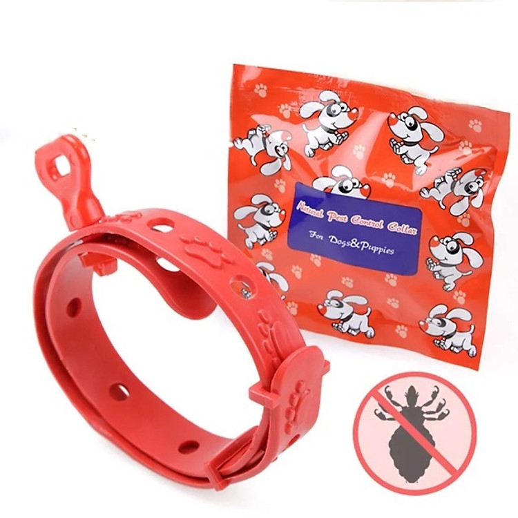VÒNG CỔ CHỐNG VE RẬN CHO CHÓ hiệu quả 4 tháng