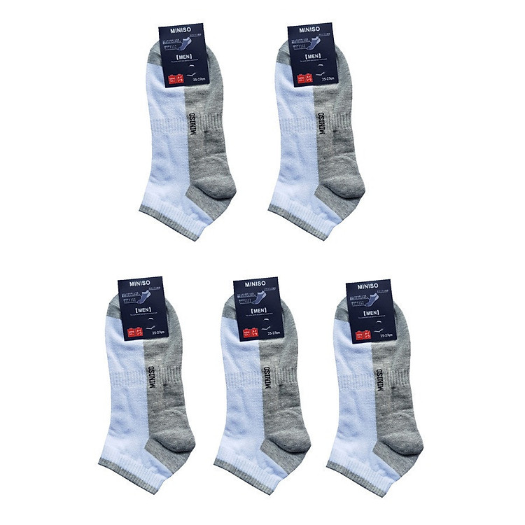 Combo 5 Đôi Tất Vớ Nam Cổ Ngắn - MEN688 - 5Star