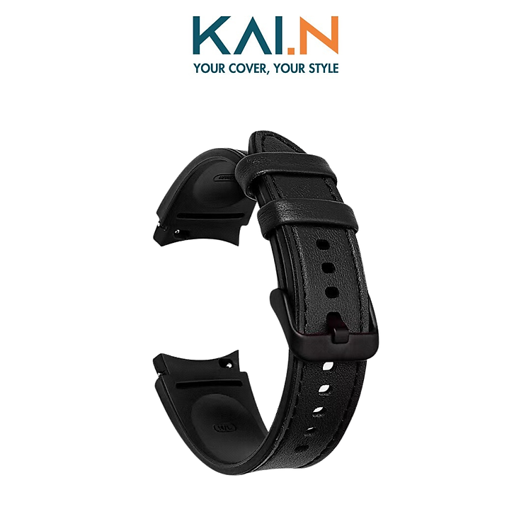 Dây Da Kai.N Classic Hybrid Leather Dành Cho Galaxy Watch 4/ Galaxy Watch 5/ Galaxy Watch 5 Pro - Hàng Chính Hãng