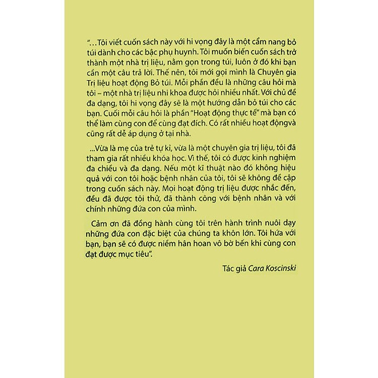 Hướng Dẫn Cha Mẹ Thực Hành Trị Liệu Hoạt Động Cho Trẻ Tự Kỷ - Ảnh 3