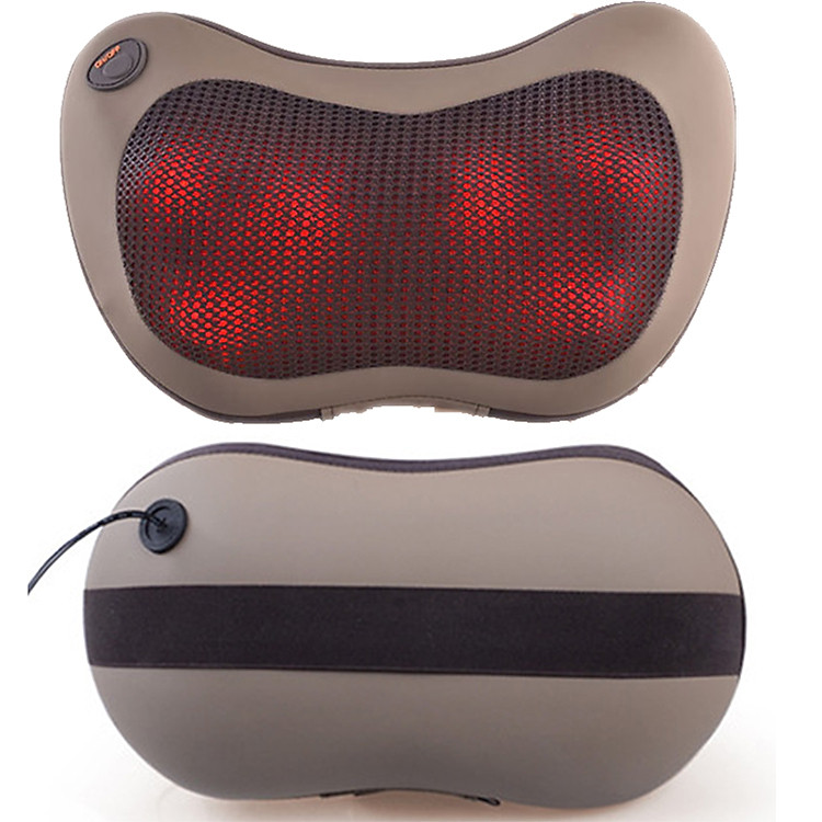 Gối massage hồng ngoại 6 bi Puli PL-819C