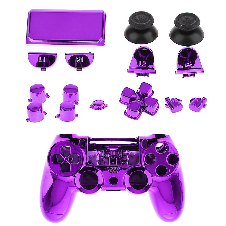 For Sony PS4 Pro Controller Button Set Kit + Replacement Cover Case Shell