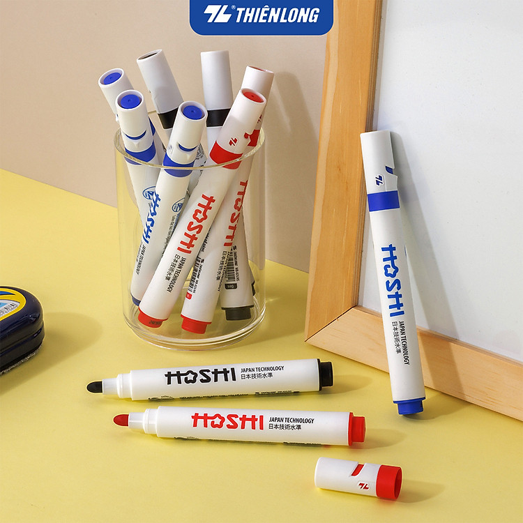 Bút lông bảng Hoshi Thiên Long WB-025/HS - Mực đỏ - Ảnh 2