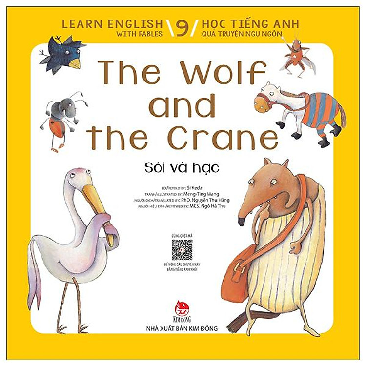 Learn English With Fables 9 – Học Tiếng Anh Qua Truyện Ngụ Ngôn Tập 9: The Wolf And The Crane