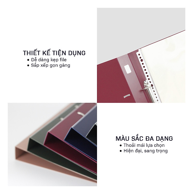 Bìa Còng Switch D2 - 35mm (Đen) - Ảnh 3