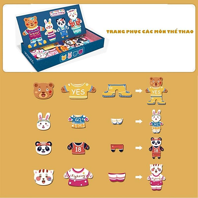 Đồ Chơi Thay Trang Phục Gấu Cho Bé Chính hãng Giá rẻ - Hình ảnh 5