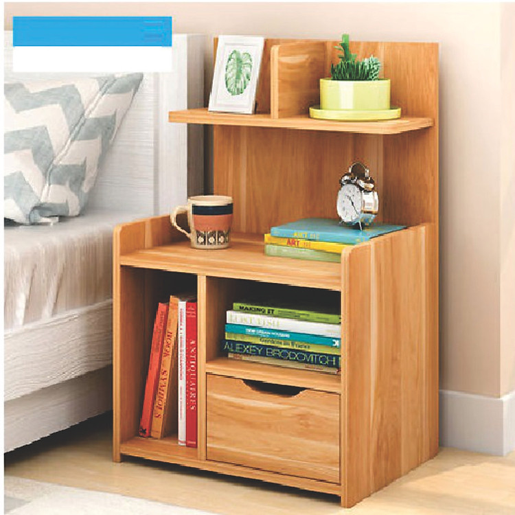 Tủ Kệ gỗ 4 tầng để đồ siêu xinh loại 2 ngăn kéo