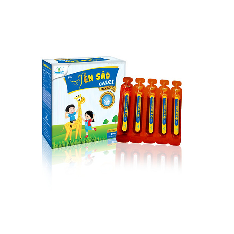 Siro Yến Sào Calci Canest (20 ống) - Hỗ Trợ Phát Triển Chiều Cao Cho Trẻ, Giúp Chắc Xương, Răng Chắc Khỏe, Bồi Bổ Cơ Thể.