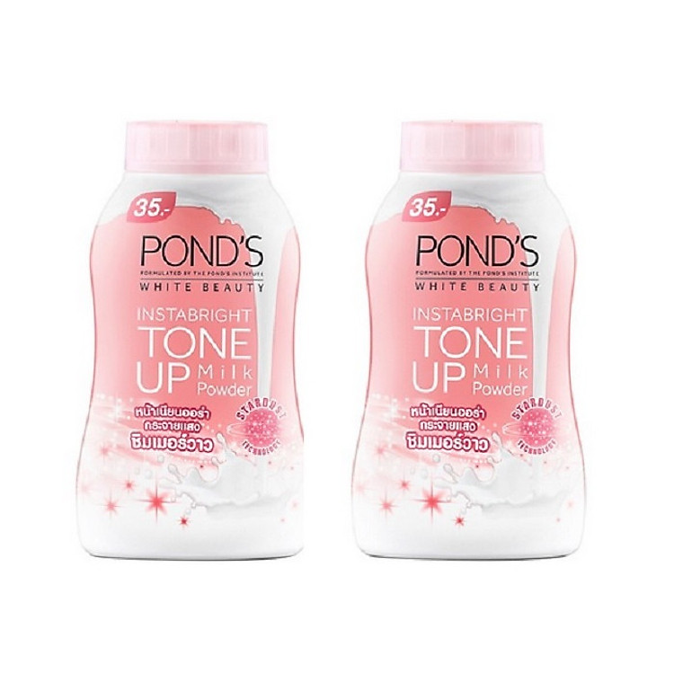 Combo 2 Phấn Phủ Nâng Tông Pond'S White Beauty 40g