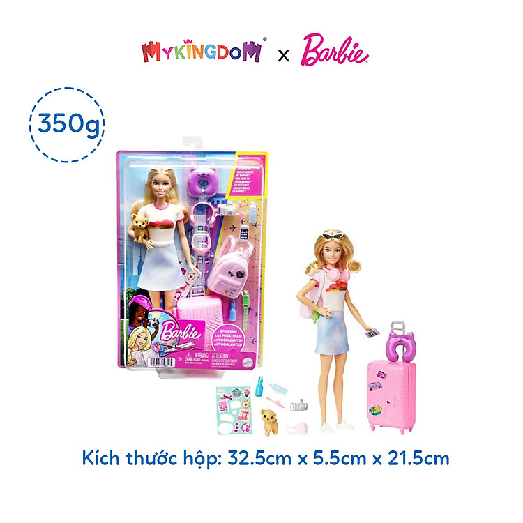 Mua Đồ Chơi Barbie Thời Trang Du Lịch Chính hãng Ưu đãi - Hình ảnh 2