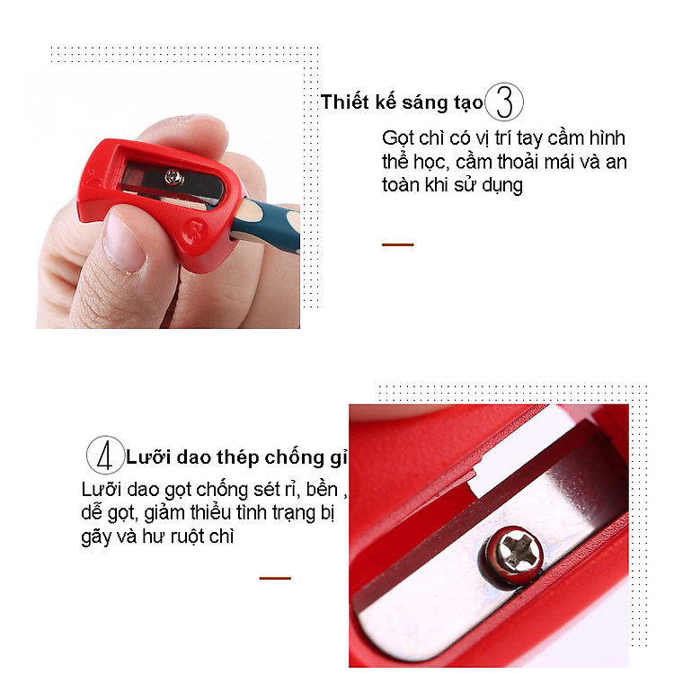 Bút Chì Gỗ STABILO EASYgraph (Chuốt cho tay phải và tay trái) - Ảnh 3