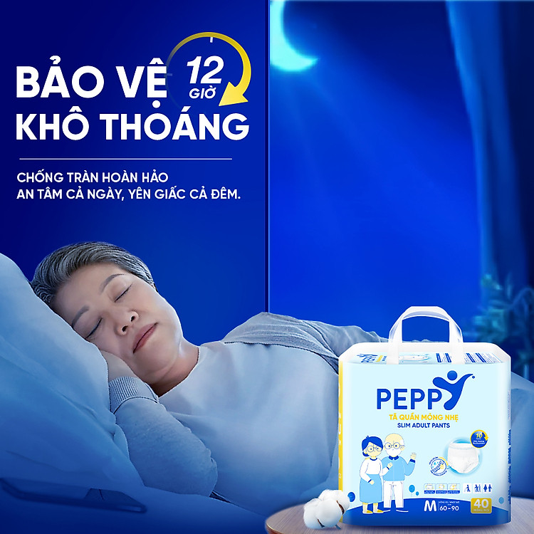 Mua Tã/Bỉm Quần Người Lớn Peppy Size M Chính hãng Giá tốt - Hình ảnh 5