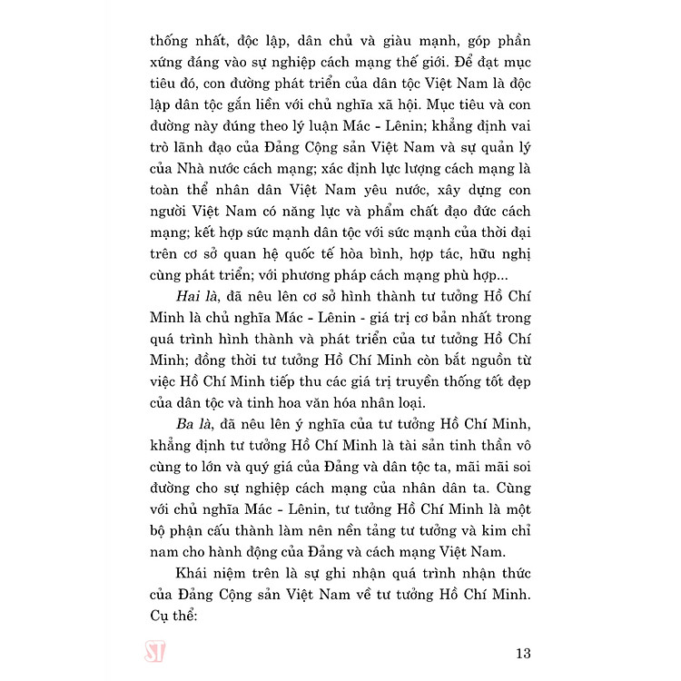 Giáo trình Tư tưởng Hồ Chí Minh (Dành cho bậc đại học hệ không chuyên lý luận chính trị) - bản in 2024 - Ảnh 7