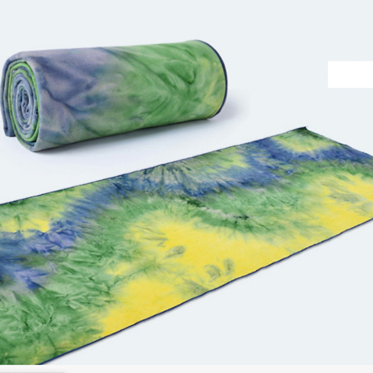 Khăn Trải Thảm Yoga HATHA Cao Cấp - Xanh nhạt