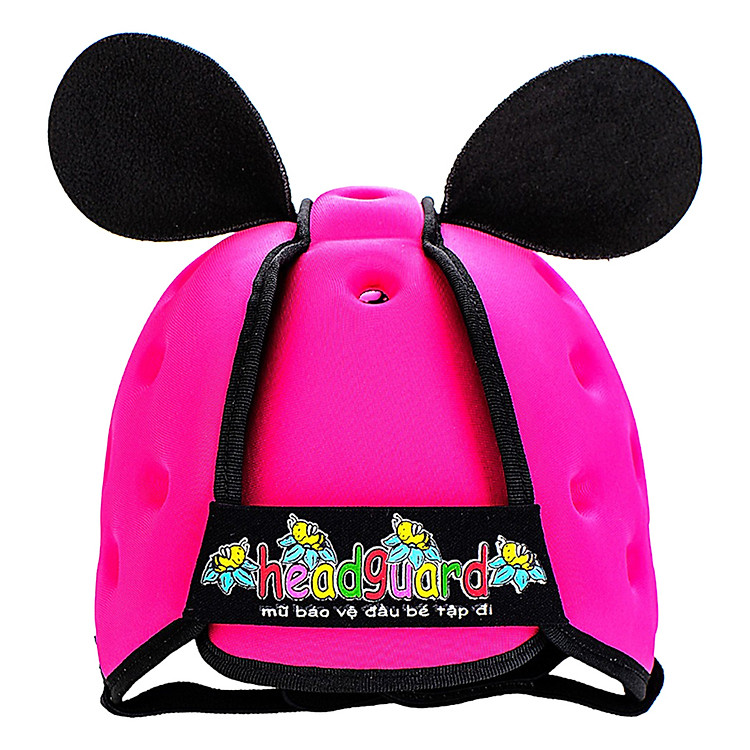 Mũ Bảo Hiểm Cho Bé Tập Bò, Tập Đi Headguard - Hồng
