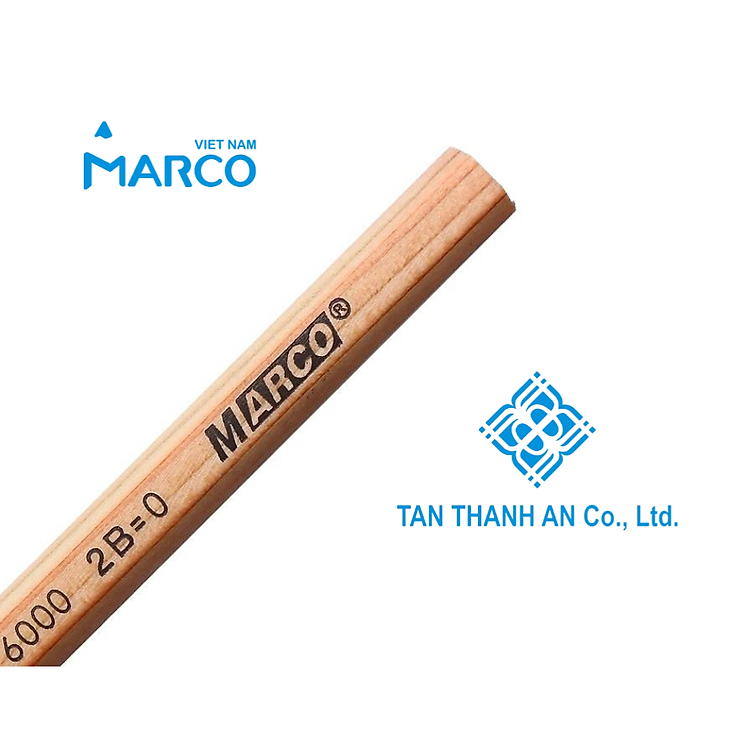 Bộ Bút Chì 2B/HB Marco (12 chiếc) - Ảnh 2